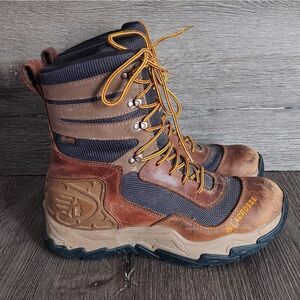 LaCrosse Brown and Tan High-Top Boots with Sturdy Sole